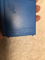 Vintage Kmart 6-31-09 Solid State Portable Pocket AM Radio Blue READ