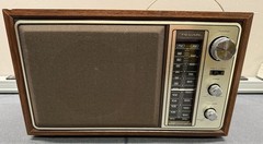 Realistic MTA-12 AM FM Radio Woodgrain Vintage Radio Shack Working w/Antenna!
