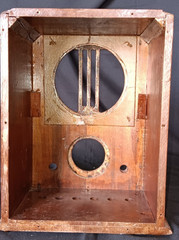 Vintage Westinghouse Wood MiniTombstone Radio Case for WR-100 Juke