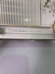 Vintage Motorola Solid State Alarm Clock Radio Model XC12BN -TESTED-