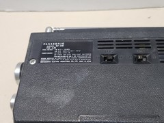 Vintage 1970s Panasonic RF-581 AM/FM Portable Radio – FOR PARTS – w Box & Manual