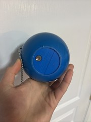 Vintage 1969 Panasonic Radio Panapet BLUE BALL R-70 Model Space Age AM Works