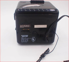 BRAND NEW Vintage Cube Style AM/FM Clock Radio Cassette Player.
