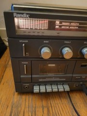 RANDIX ACR-216 Music Center Record Player , AM/FM Radio , Stereo , Twin Cassette