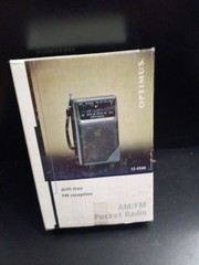 Vintage Radio Shack Optimus AM FM Pocket Radio 12-454A W/ Box Handheld Tested