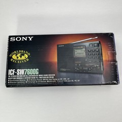 Sony ICF-SW7600G Worldband Radio Receiver FM SW MW LW Complete Box Tested