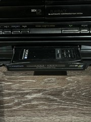 Yorx Grandeur 2121 AM/FM Stereo Cassette Record Player w 2 S-108 Speakers Remote