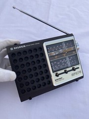 Vintage Rare Brand SILVER 3F275 FM/MW/SW 3 Band Portable Radio 1980 Japan