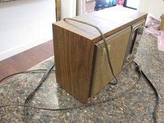 Vintage Sony Radio ICF-9650W AM/FM Stereo Woodworks Fidelity Sound -Tested Works