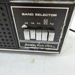 Vintage Sears 7-Band AM/FM/AIR/WB/TV Solid-State Portable Radio 266.22490500