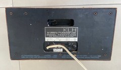 KLH MODEL TWENTY ONE FM RECEIVING SYSTEM WOOD CABINET 50 YEAR OLD STEREO 🟠🟠