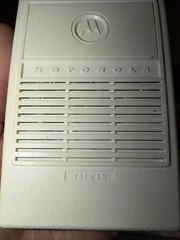 Vintage Motorola 6T Transistor Radio Model XP40EE Portable Black & White- Tested