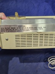 Vintage 1960s Sears Silvertone « Instant Sound » AM Clock Radio ~ Radio Works