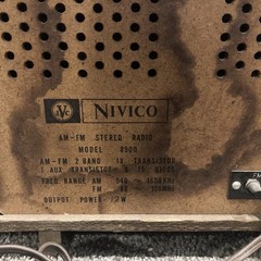 Vintage Nivico JVC 8900 AM/FM Stereo Receiver – Works – Tuning Knob Missing