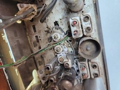 Norelco Tube Radio Made In Holland B5X98A For Parts