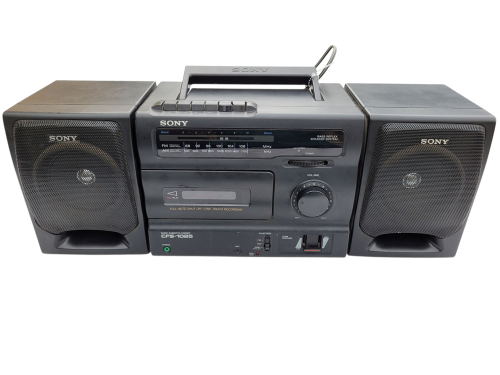 Sony CFS1025 Raido Boom Box with Detachable Speakers for Parts Repair Only
