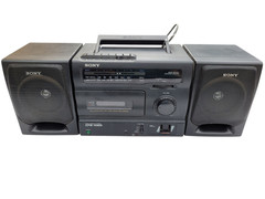 Sony CFS1025 Raido Boom Box with Detachable Speakers for Parts Repair Only