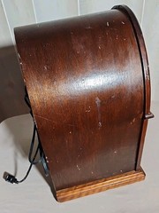 General Electric GE Reproduction Model No 7-4100JA Cathedral AM/FM Radio Wood