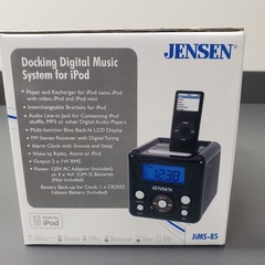 Jensen iPod Docking Digital music system Alarm Clock JiMS-85 New Vintage