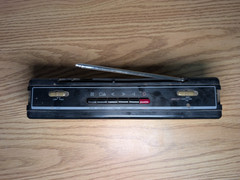 1980s Color Tunes Sound Design BLACK 4617 Radio Cassette Boombox – USED