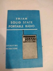 Vintage Electro Band Solid State Model 825 AM/FM pocket Radio FM Works (Read)