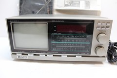 VINTAGE GPX Kitchen Companion TV-2 BLACK AND WHITE TV ALARM CLOCK