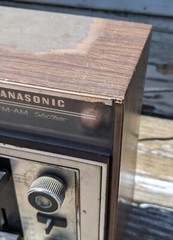 VTG Panasonic Solid State FM-AM 2-Band Radio Model RE-7329 MCM Japan