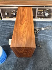 Vintage Sony ICF-9740W FM/AM Table Radio Simulated Wood Cabinet