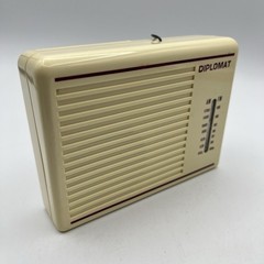 Diplomat AM/FM Portable Pocket Transistor Radio – #15023 – Tested and Working