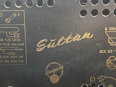 VTG Blaupunkt Sultan German Tube Radio Made in Germany Mid Century Modern