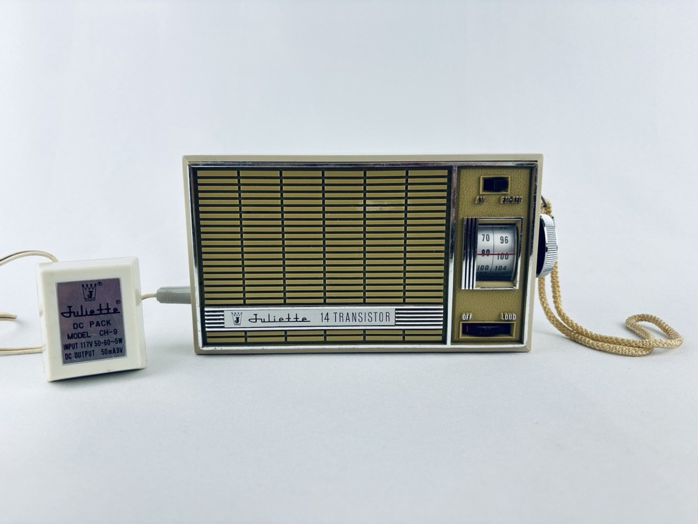 Vintage Juliette 14 Transistor Radio Topp Part 15 – Made In Taiwan – MCM Read!