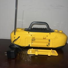 Sony CFS-903 Water Resistant Stereo Cassette Yellow Tape Player Tested Works LN