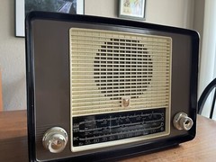 PHILIPS Tube Radio Model 175 AM/ Short Wave Fully Restored With Bluetooth