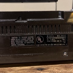 Vtg Sears AM FM Dual Power Radio Model No. 2035 – Working – Japan