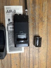 Sony Air-8 Handheld Synthesized Receiver 4-Band PSB/AIR/FM/AM Radio Manual Cover