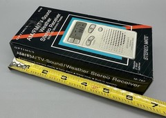 OPTIMUS 12-797 AM FM TV-Sound Weather Stereo Receiver Vintage New In Box Sealed