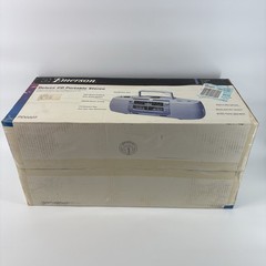 Emerson PD6625 Vintage 90’s CD Dual Cassette Portable Stereo Factory Sealed NOS!