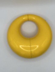 Vintage 1970s Yellow Panasonic Toot- A- Loop AM Radio R72 . NOS Tested-Works