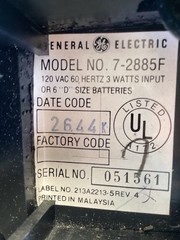 VINTAGE GENERAL ELECTRIC SUPERRADIO II 7-2885F LONG RANGE AM/FM TESTED WORKING