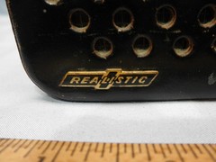 WORKING BLACK 1959 REALISTIC 8 TRANSISTOR RADIO-by TOSHIBA RADIOORPHANAGE