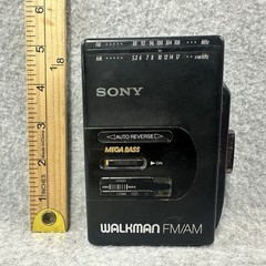 Sony WM-F2065 Walkman FM AM Radio Works Cassette Player Parts Repair Mega Bass