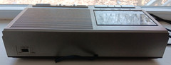 Vintage GE 7-4954B FM/AM Clock Radio Alarm Cassette Player w/ Red LED Display