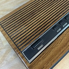 VTG General Electric GE Alarm Clock AM/FM Radio 7-4625C Wood Grain WORKS (Read)