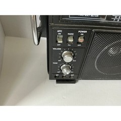 Rhapsody Vintage Multiband Radio Receiver AM FM CB SW Air WB Black Portable