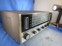 Nice Vintage HEATHKIT GR-64 Vacuum Tube 4 Band Shortwave Radio Tested (YouTube!)