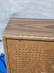 Vintage Sony ICF-9740W AM/FM Wood Grain Table Radio Taiwan Tested