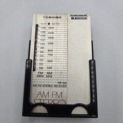 TOSHIBA Pocket Radio RP-S9 Japan AM/FM Stereo / Mono Walkman Tested And Working