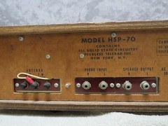 Vintage Audio Electronics AM FM RECEIVER 8 Track Tape Player Peerless HSP-70