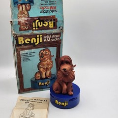 1977 Benji Solid State AM Radio Battery Powered Tested