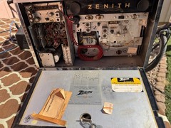 Vintage Zenith Royal 1000-D Trans Oceanic Multi-Band Radio Tested, Hear It Play
